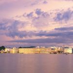 One of the world�s most famous luxury hotels: the Taj Lake Palace