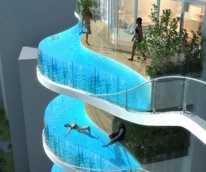 Ambitious Mumbai development which sees balconies replaced with swimming pools