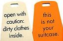 Fun luggage tags from Pamela Barsky
