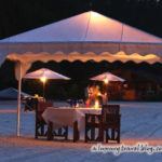 Beach barbecue at the Tanjung Rhu Resort