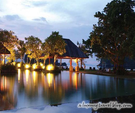The Sunset Pool at the Tanjung Rhu Resort