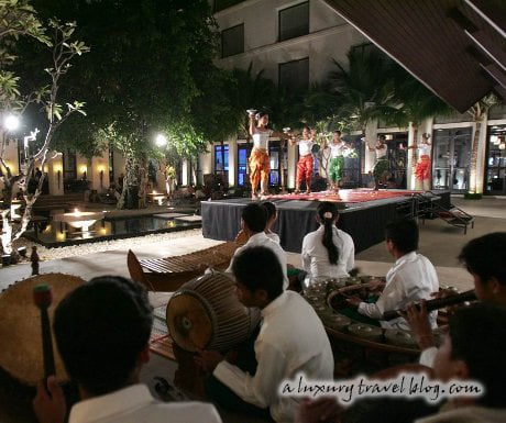 Apsara dancers from the Sangkheum Centre for Children