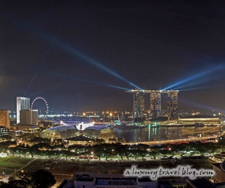 Singapore's Marina Bay at night