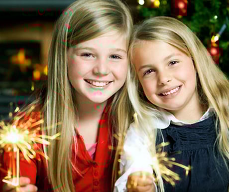 Children at Christmas