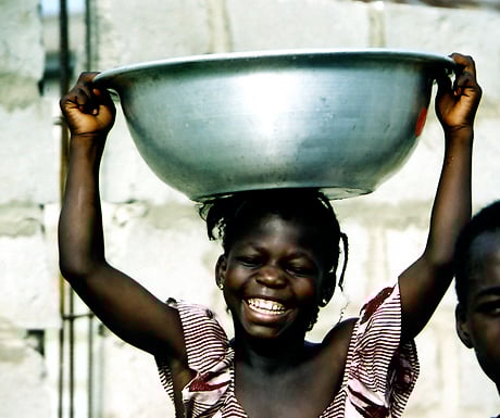 Young girl in Ghana