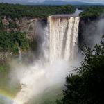 Abseiling down the spectacular Kaieteur Falls, Guyana