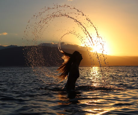 Sunset hair