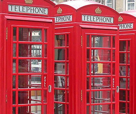 London telephone boxes