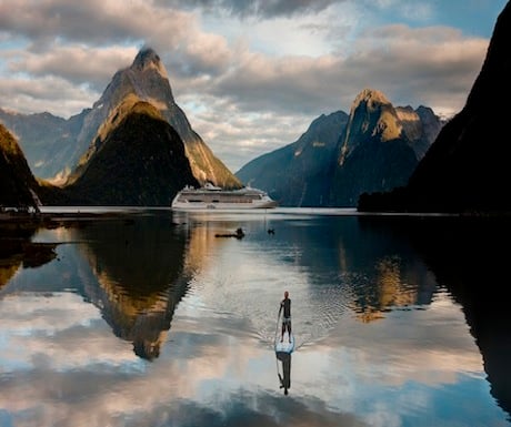 Paddleboarding - Milford Sound