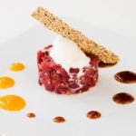 Recipe of the week: Fresh tuna tartar with wasabi ice cream and soya and passion fruit sauce