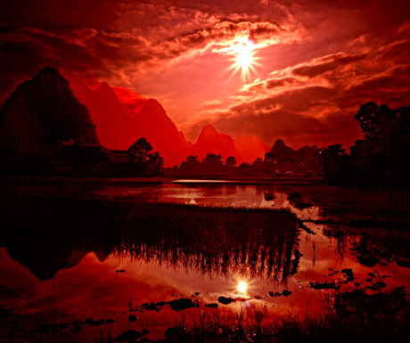 Yangshuo sunset