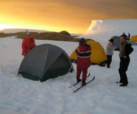 Skiing to the South Pole