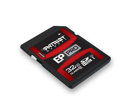 32GB Patriot EP Pro SDHC memory card