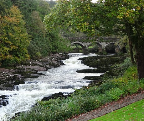 Sheen Falls waterfall