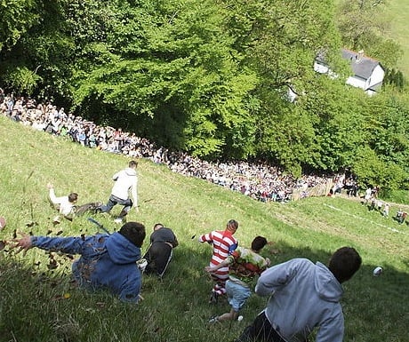 Cheese rolling