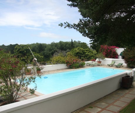 Outdoor pool at The Cellars Hohenort