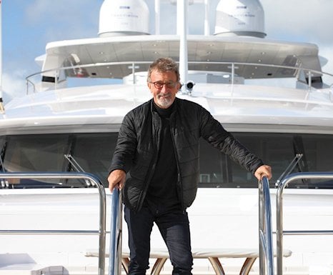Eddie Jordan’s new £32million superyacht