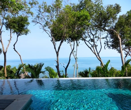 Private infinity pool