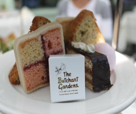 Butchart Gardens high tea