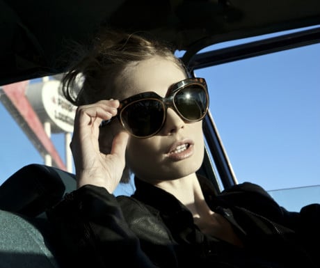 Christian Roth sunglasses on Laurenne Juliet