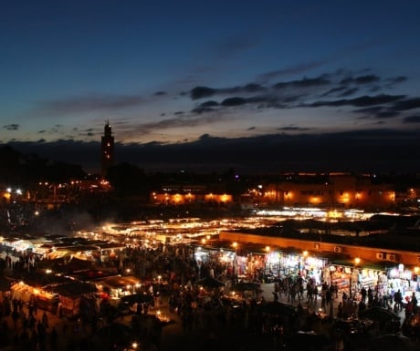 Jemaa El Fna Square by dawn