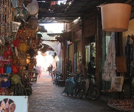 Souk in Marrakech