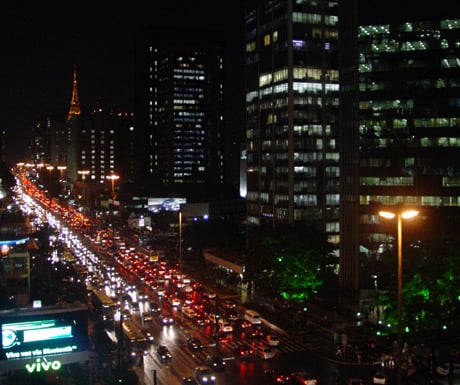 Sao Paulo at night