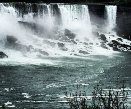 The Niagara Falls up close