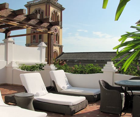 Roof terrace Casa San Agustin Cartagena