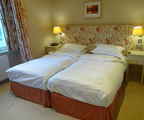 Isle of Eriska Hotel twin room