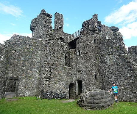 Kilchurn Castle lightning damage