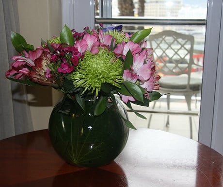 Table Bay Hotel flowers