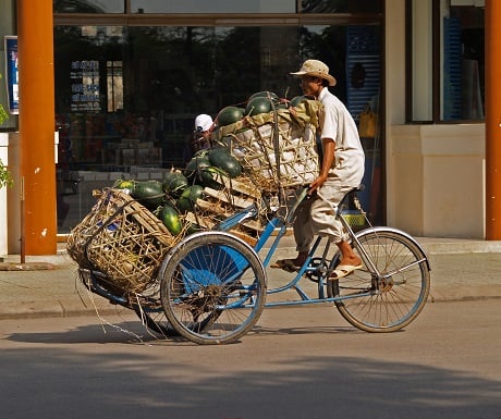 Delivery in Saigon