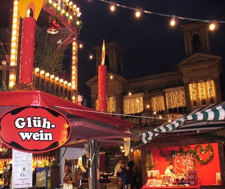 German Christmas market, Gluhwein