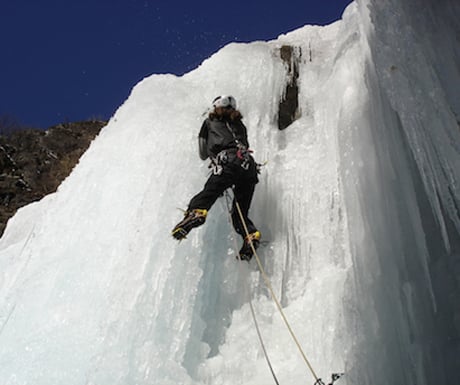 Ice climbing