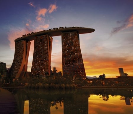Marina Bay Sands view - photo credit to Marina Bay Sands