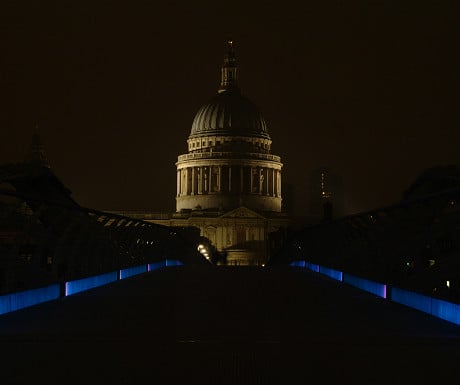 St Pauls from Millennium Bridge