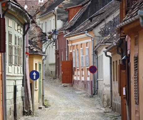 Street in Romania