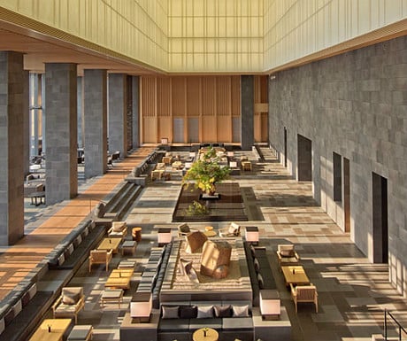 Aman Tokyo lobby