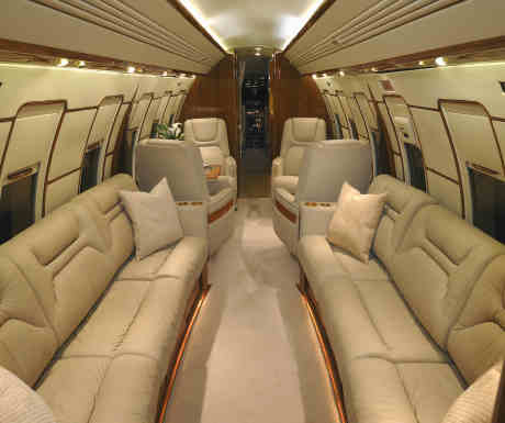 Challenger 601 private jet