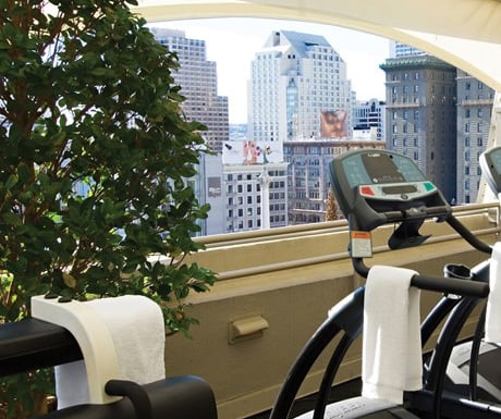 Gym at Taj Campton Place