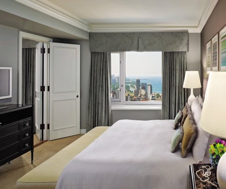 One bedroom suite at the Four Seasons Hotel Chicago