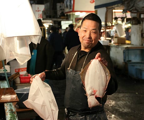 Tsukiji fish market