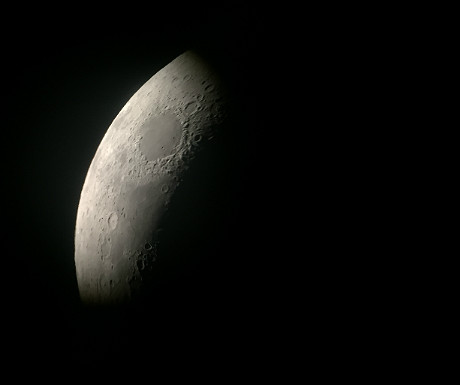 The moon with an iPhone