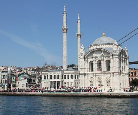 Istanbul Mosque see from boat