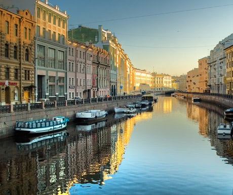 Channel in St Petersburg