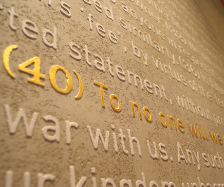 Magna Carta Wall