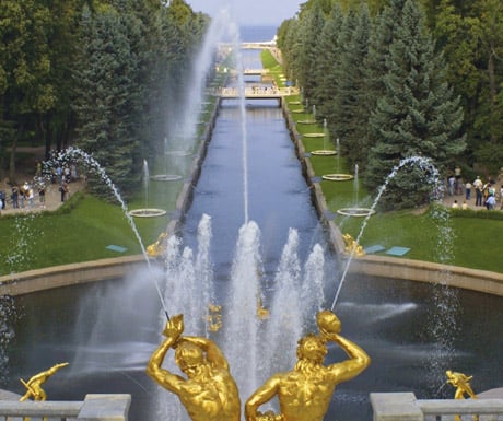 Peterhof Palace gardens