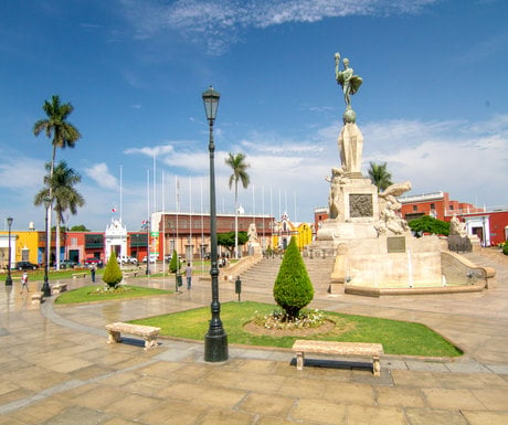 Trujillo Plaza Statue