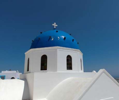 Chapel in Santorini